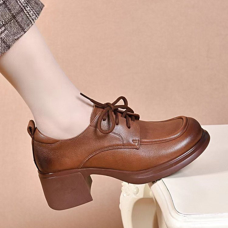 Lace-up high heels