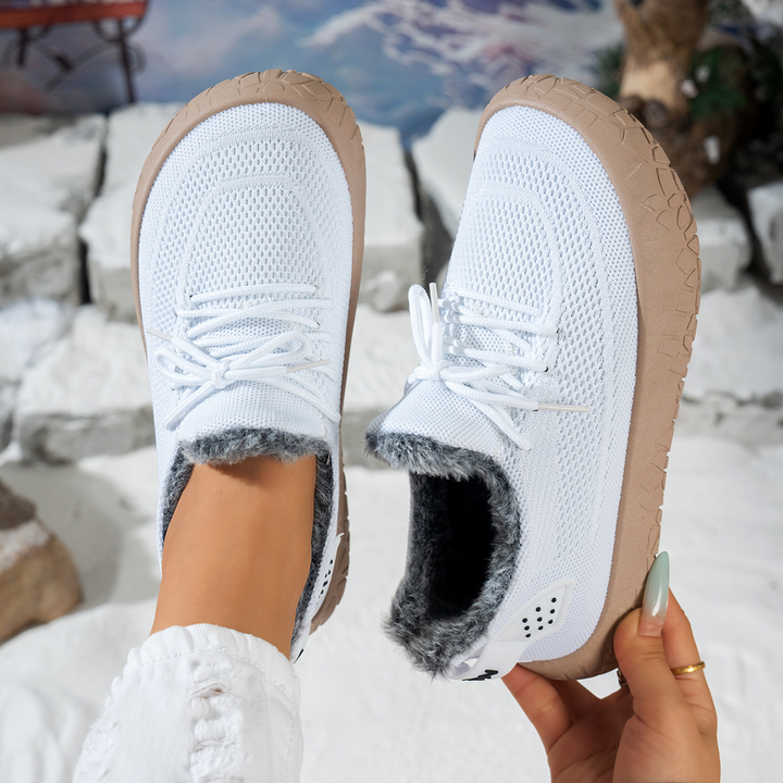 Warm Fleece Lined Outdoor Winter Sneakers
