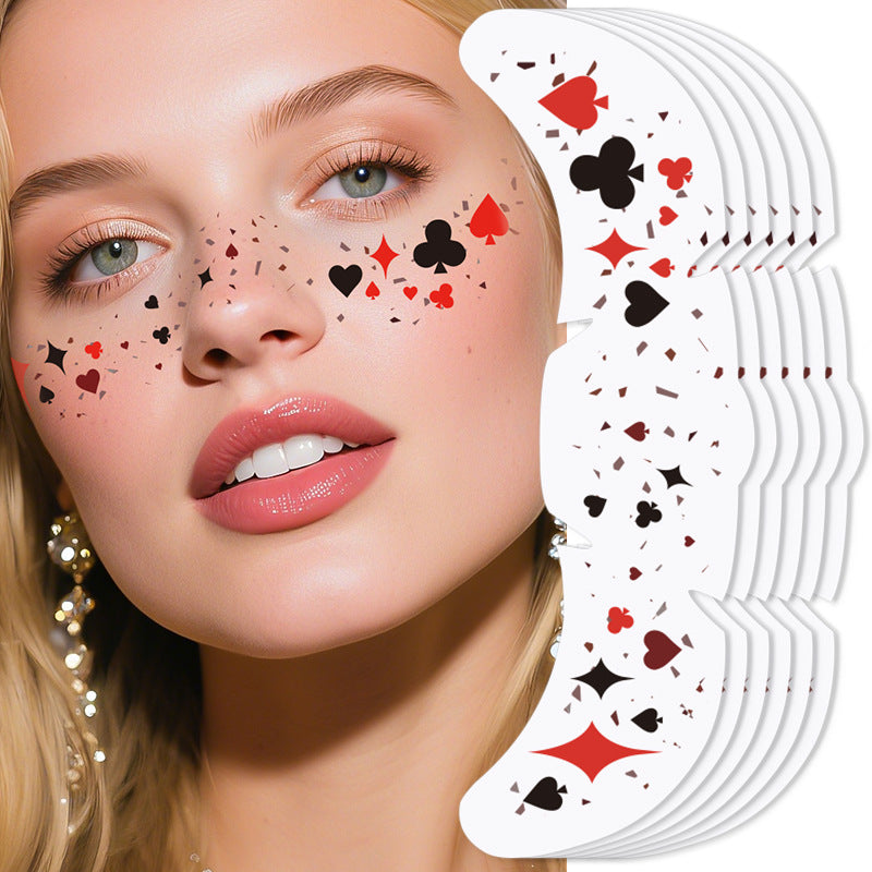 Waterproof freckle makeup face stickers
