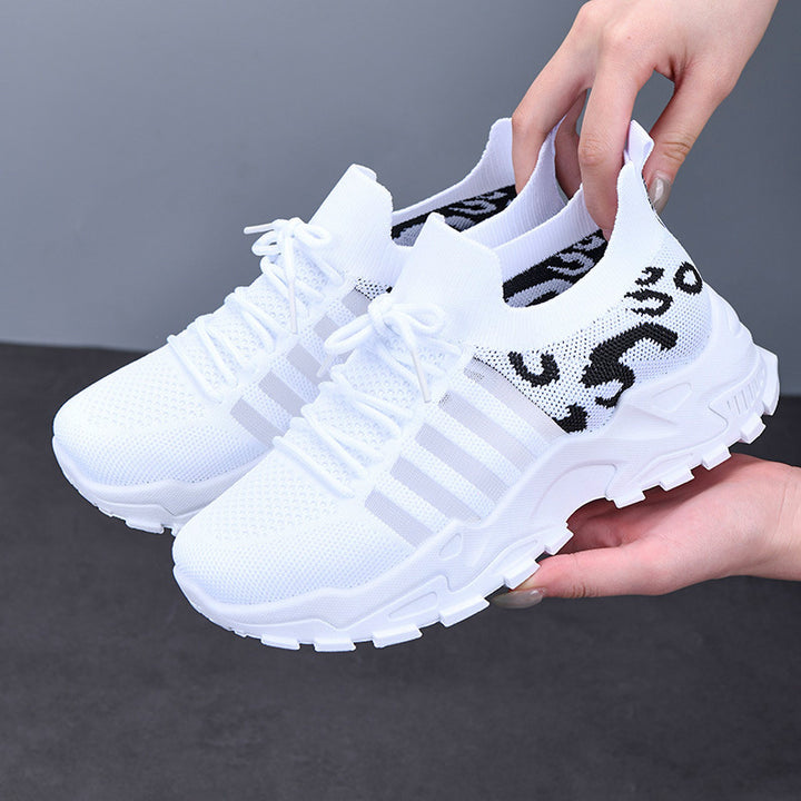 Women Leopard Mesh Sneakers