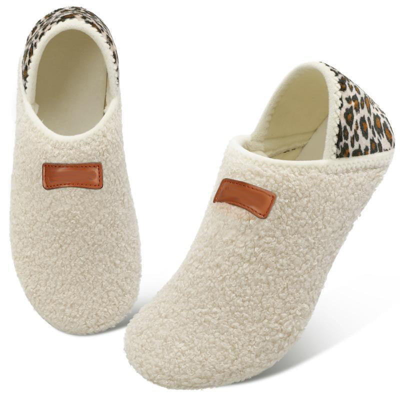 Soft Fuzzy Slip On Home Slippers