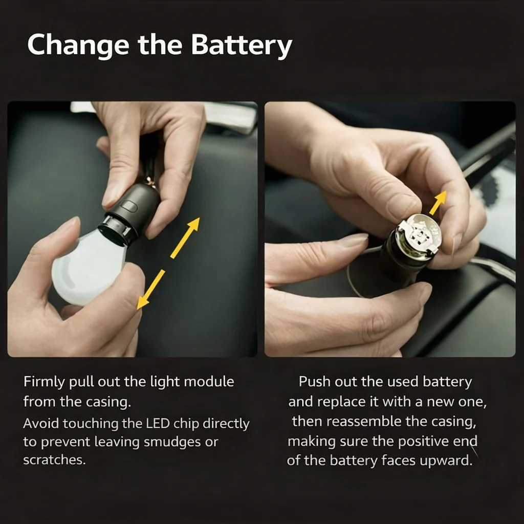 Small Light Bulb Car Charms