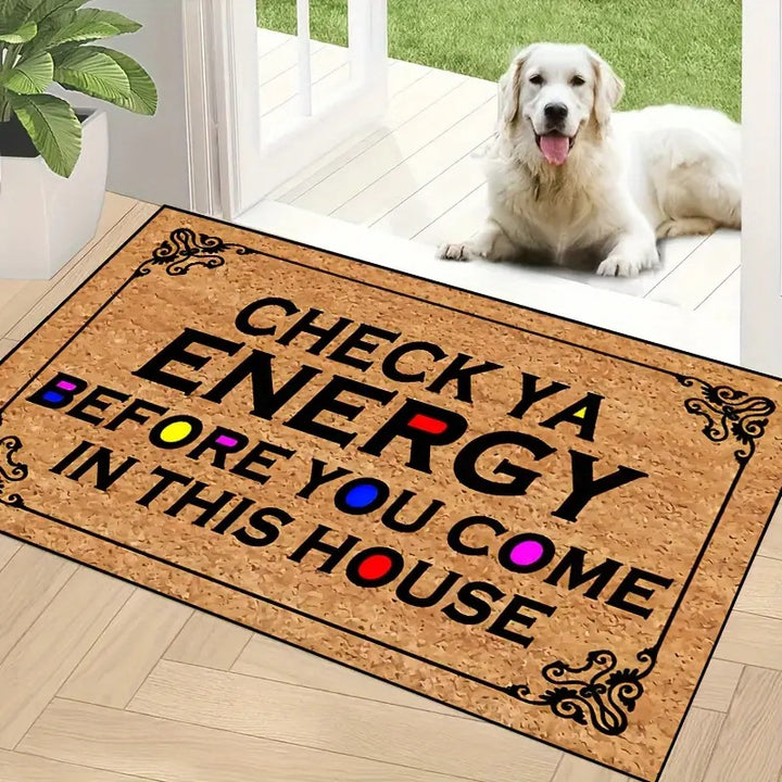 Fun word floor mats