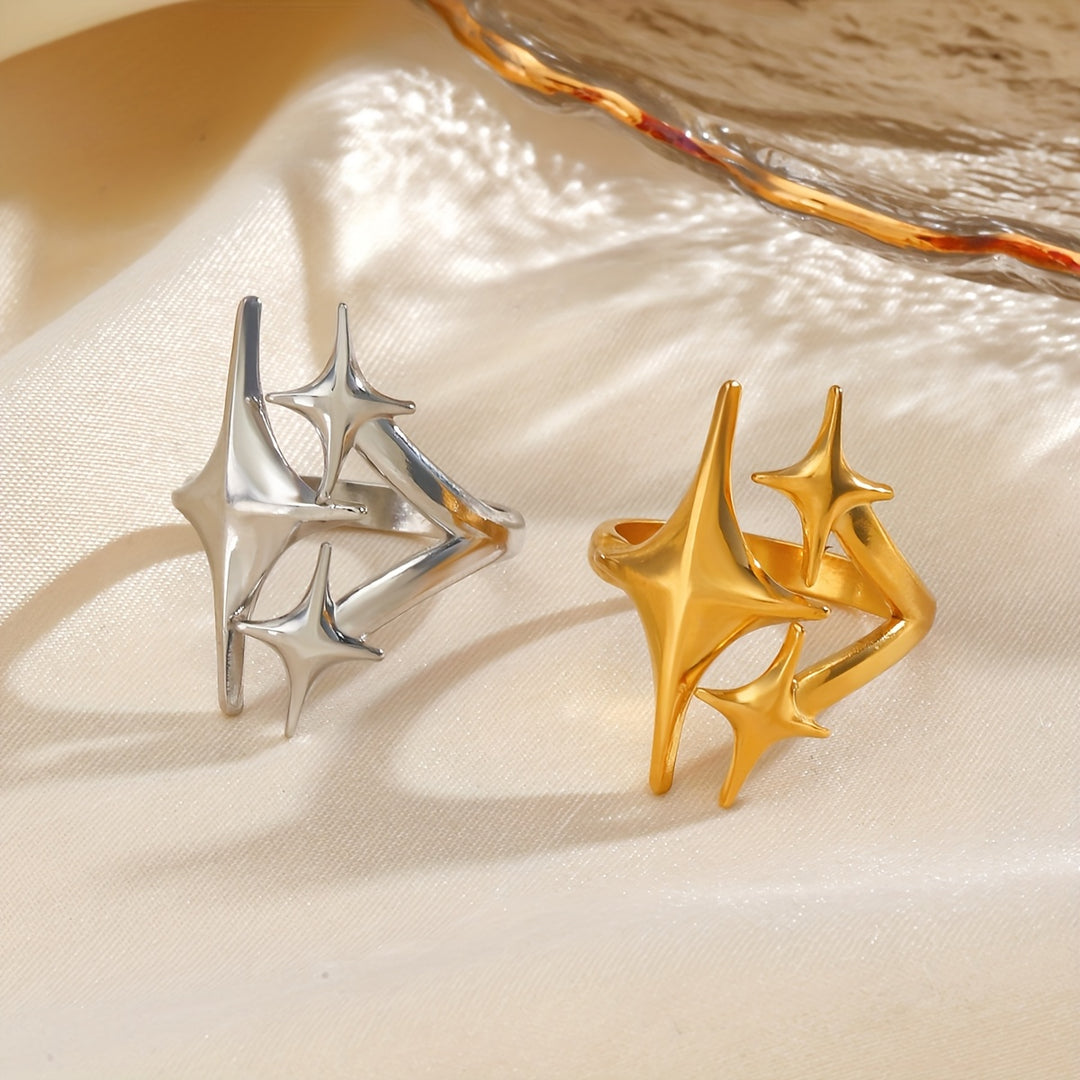 Star Stainless Steel Ring