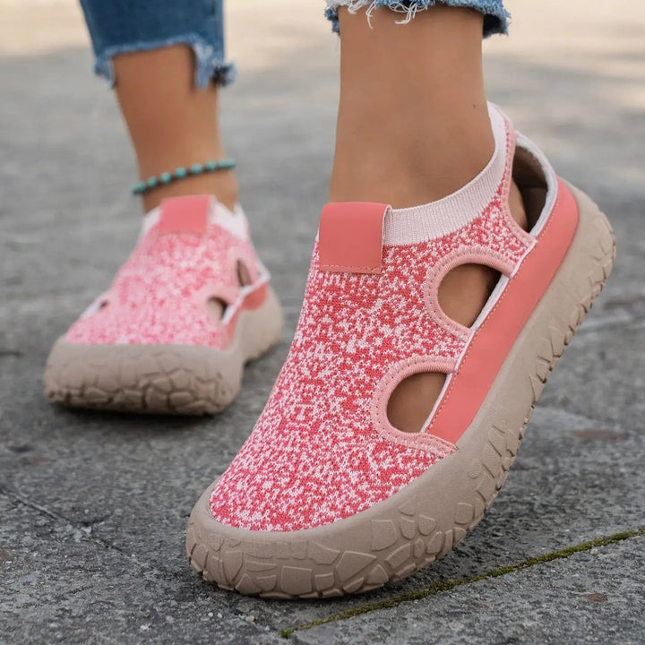 Women Knit Hollow Out Shoes