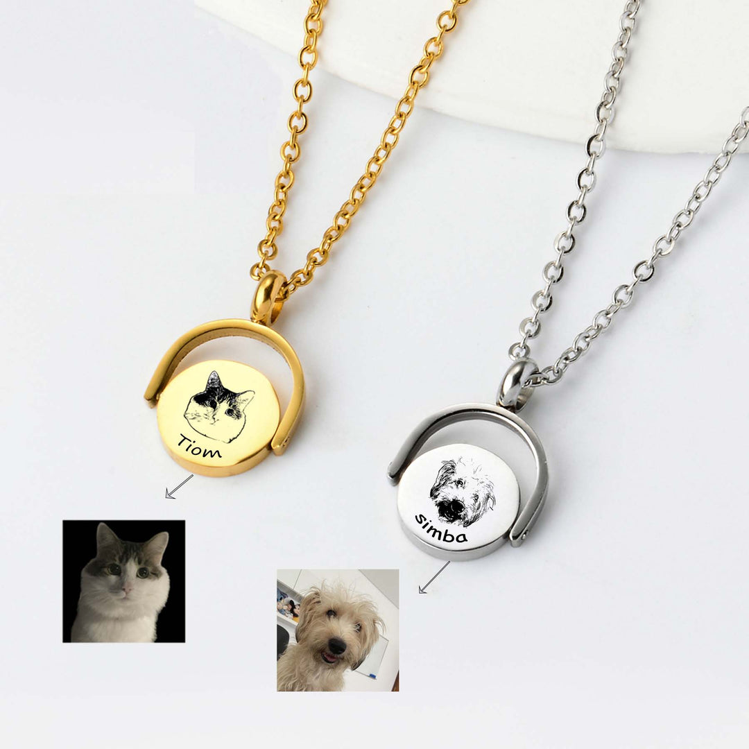Custom-carved necklace