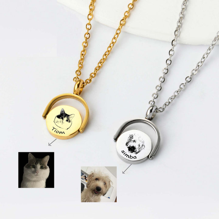 Custom-carved necklace