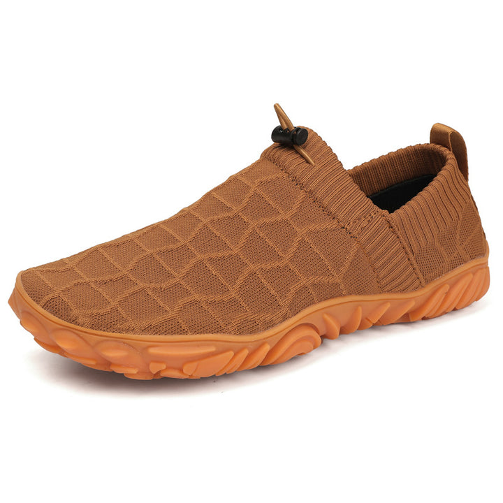 Breathable Flyknit Wide-Toe Shoes