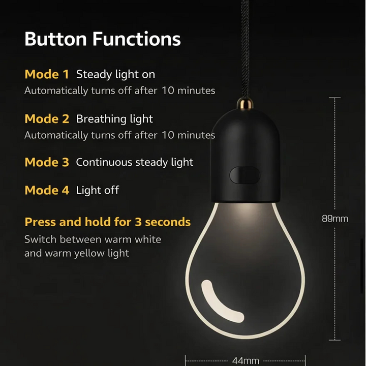 Small Light Bulb Car Charms