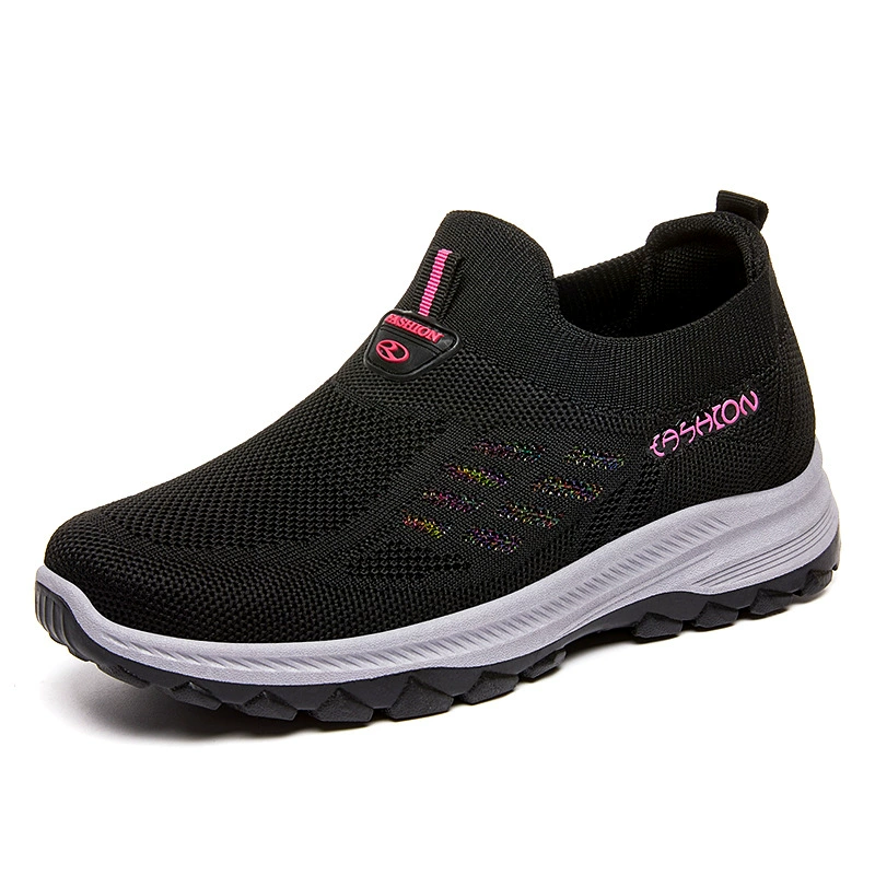 Breathable Mesh Slip On Walking Comfort Sports Sneakers