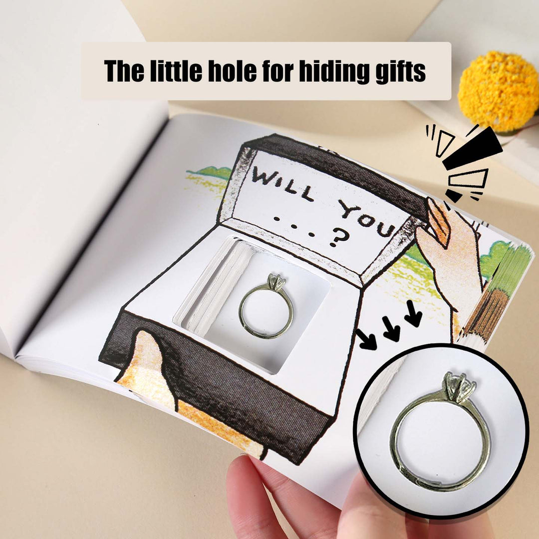 Surprise flipbook gift