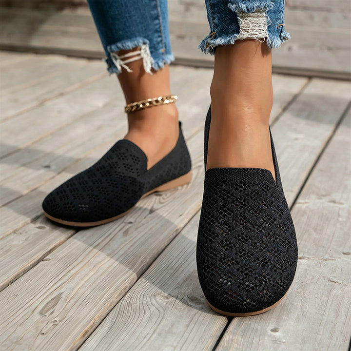 Women Mesh Slip-On Flats