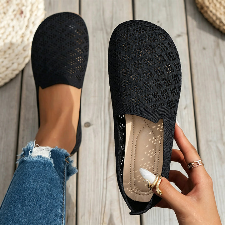 Women Mesh Slip-On Flats