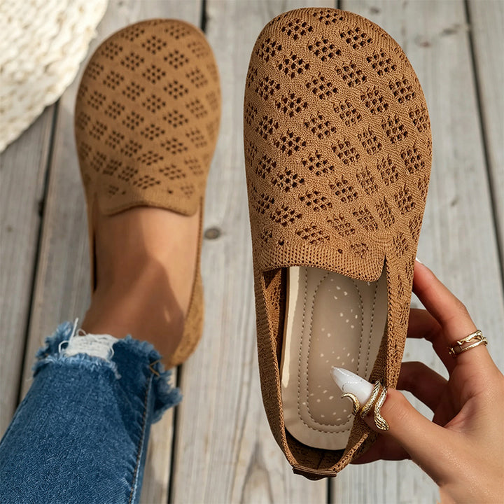 Women Mesh Slip-On Flats