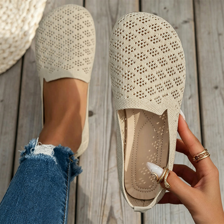 Women Mesh Slip-On Flats
