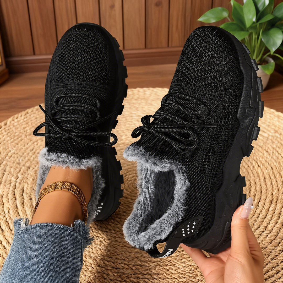 Fleece Lined Chunky Winter Sneaker Shoes