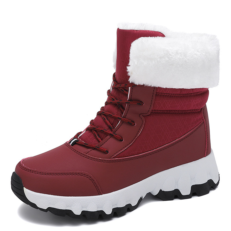 Fleece Lined Winter Snow Hiking Boots