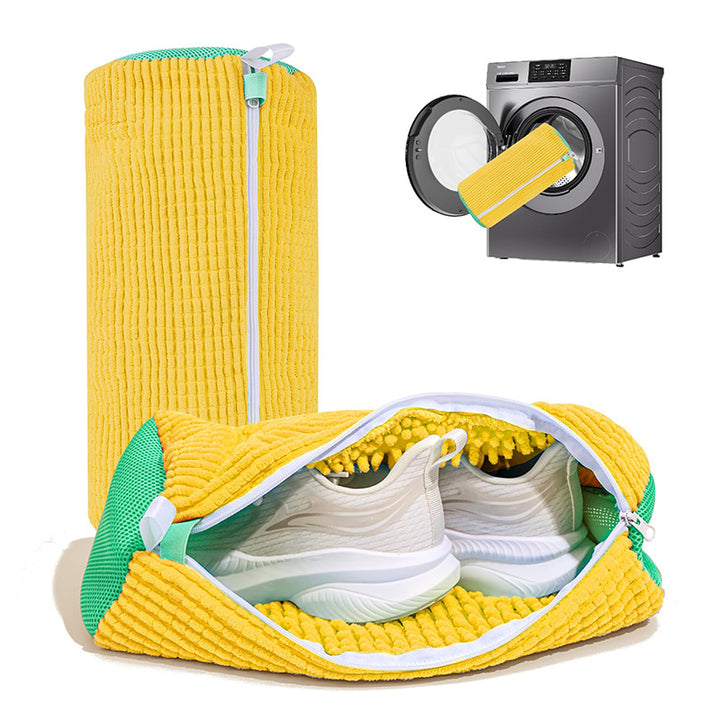 Chenille Shoe Washing and Care Bag