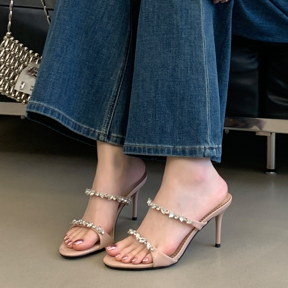 Diamond Thin Strap Stiletto