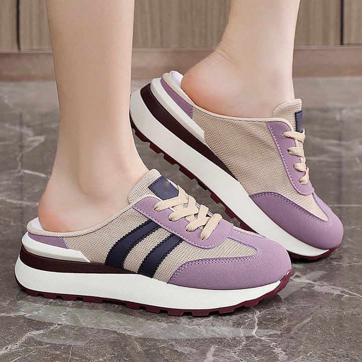 Mesh Platform Mule Sandals
