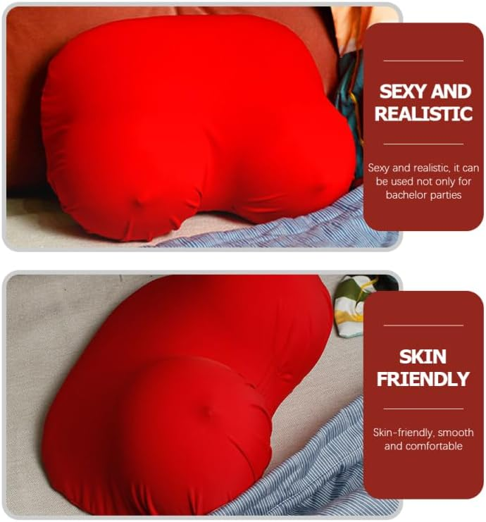 3D Boobs Breasts   Soft Memory Foam  Pillow