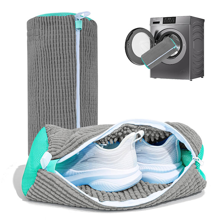 Chenille Shoe Washing and Care Bag