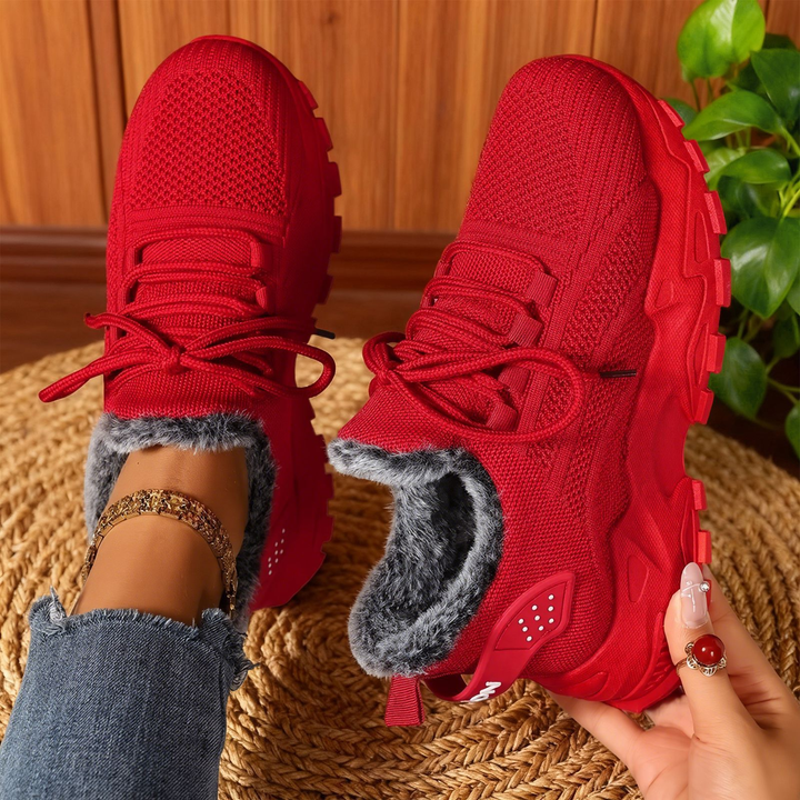 Fleece Lined Chunky Winter Sneaker Shoes