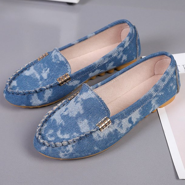 Women Classic Slip On Moccasin Casual Daily Loafers
