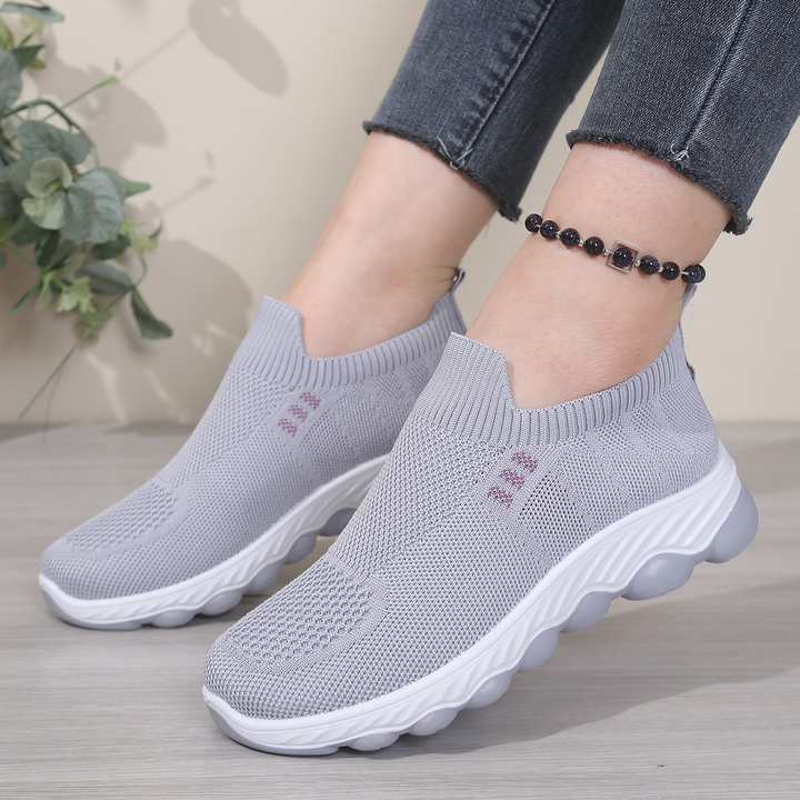 Women Knit Slip-On Lightweight Walking Sneakers