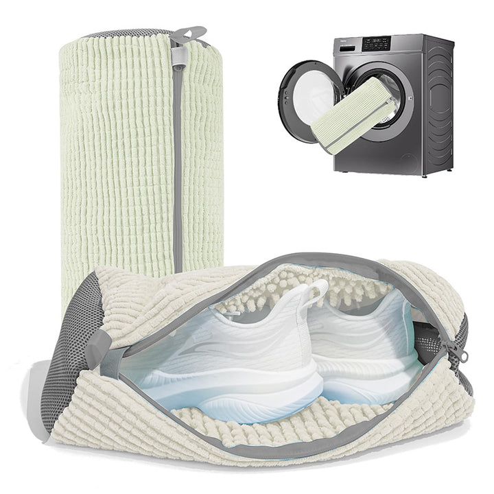 Chenille Shoe Washing and Care Bag