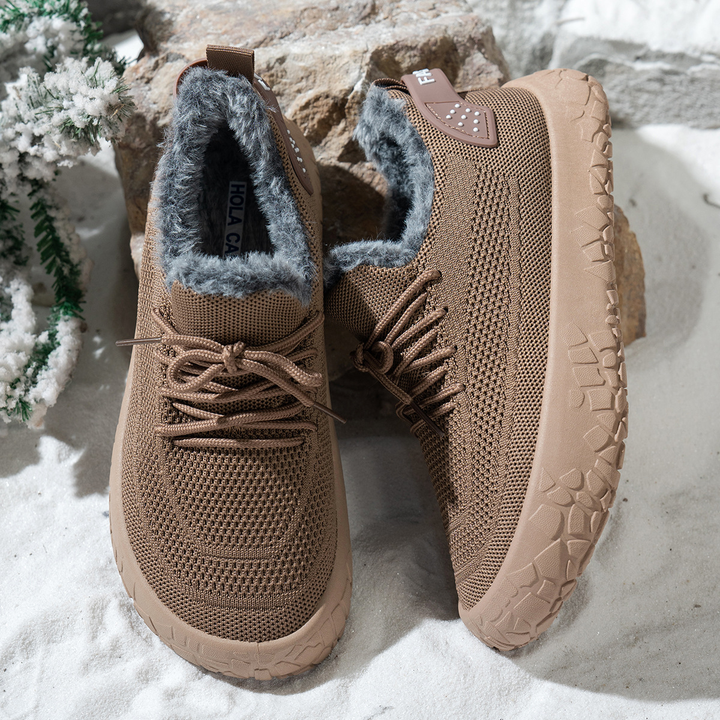 Warm Fleece Lined Outdoor Winter Sneakers