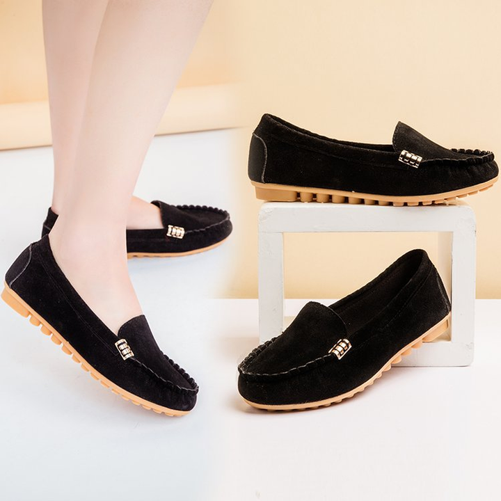 Women Classic Slip On Moccasin Casual Daily Loafers