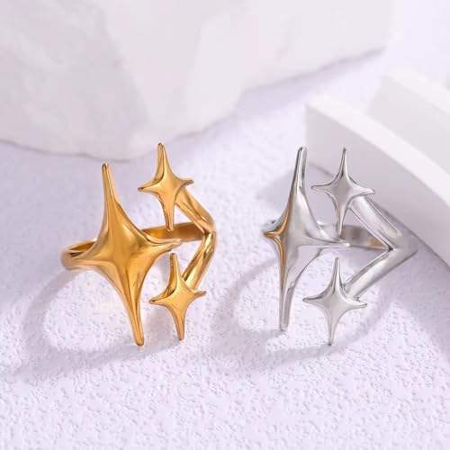 Star Stainless Steel Ring