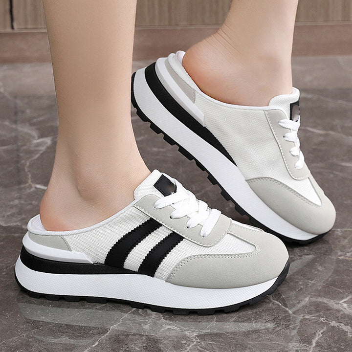 Mesh Platform Mule Sandals