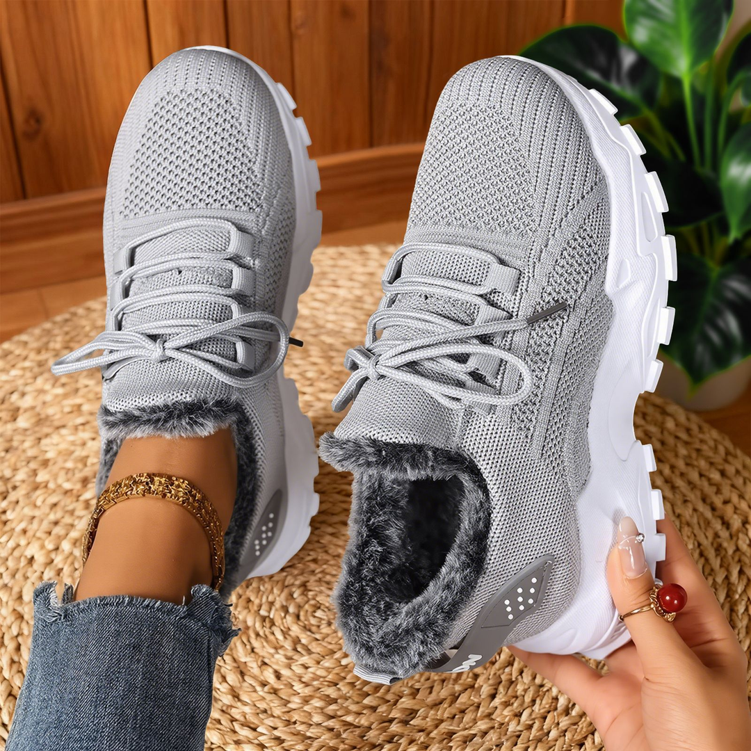 Fleece Lined Chunky Winter Sneaker Shoes