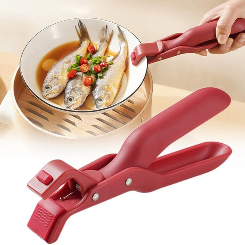 Silicone anti-slip and anti-scalding clip