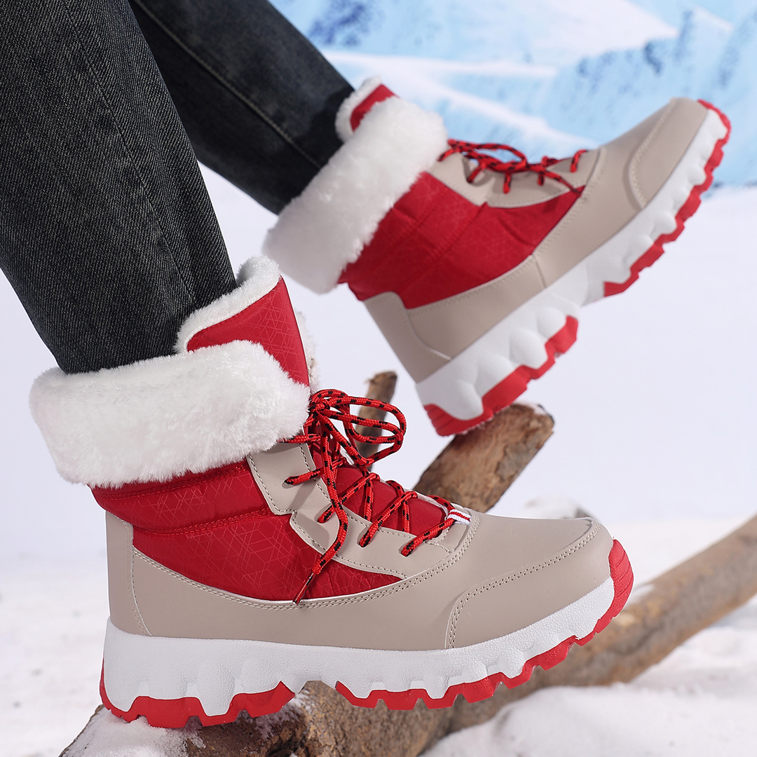 Fleece Lined Winter Snow Hiking Boots