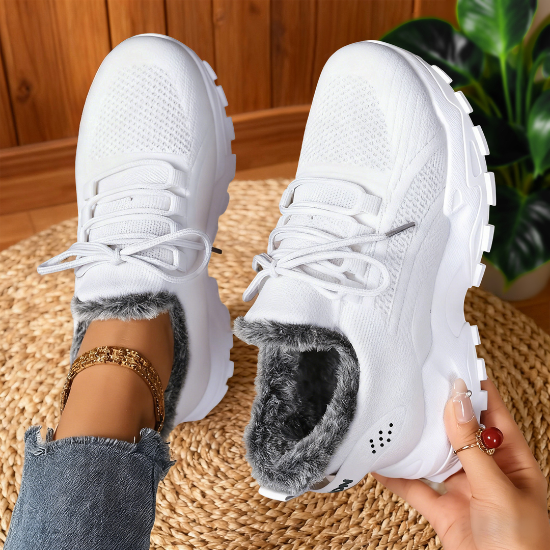 Fleece Lined Chunky Winter Sneaker Shoes