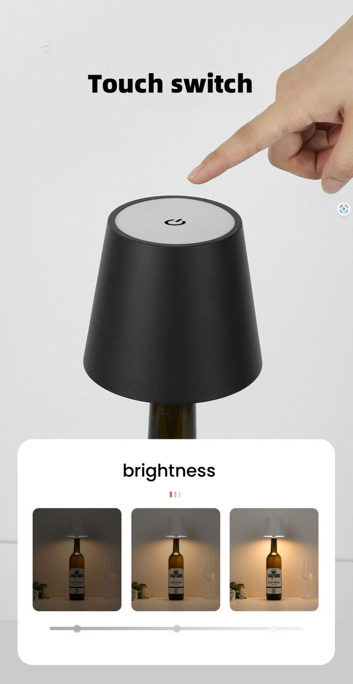 Wine bottle night light