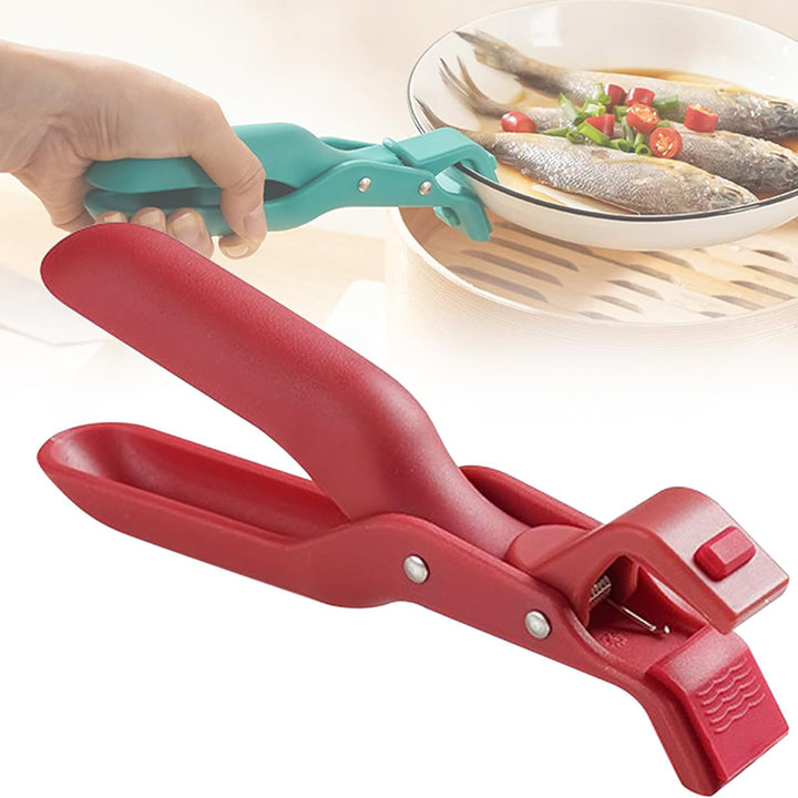 Silicone anti-slip and anti-scalding clip