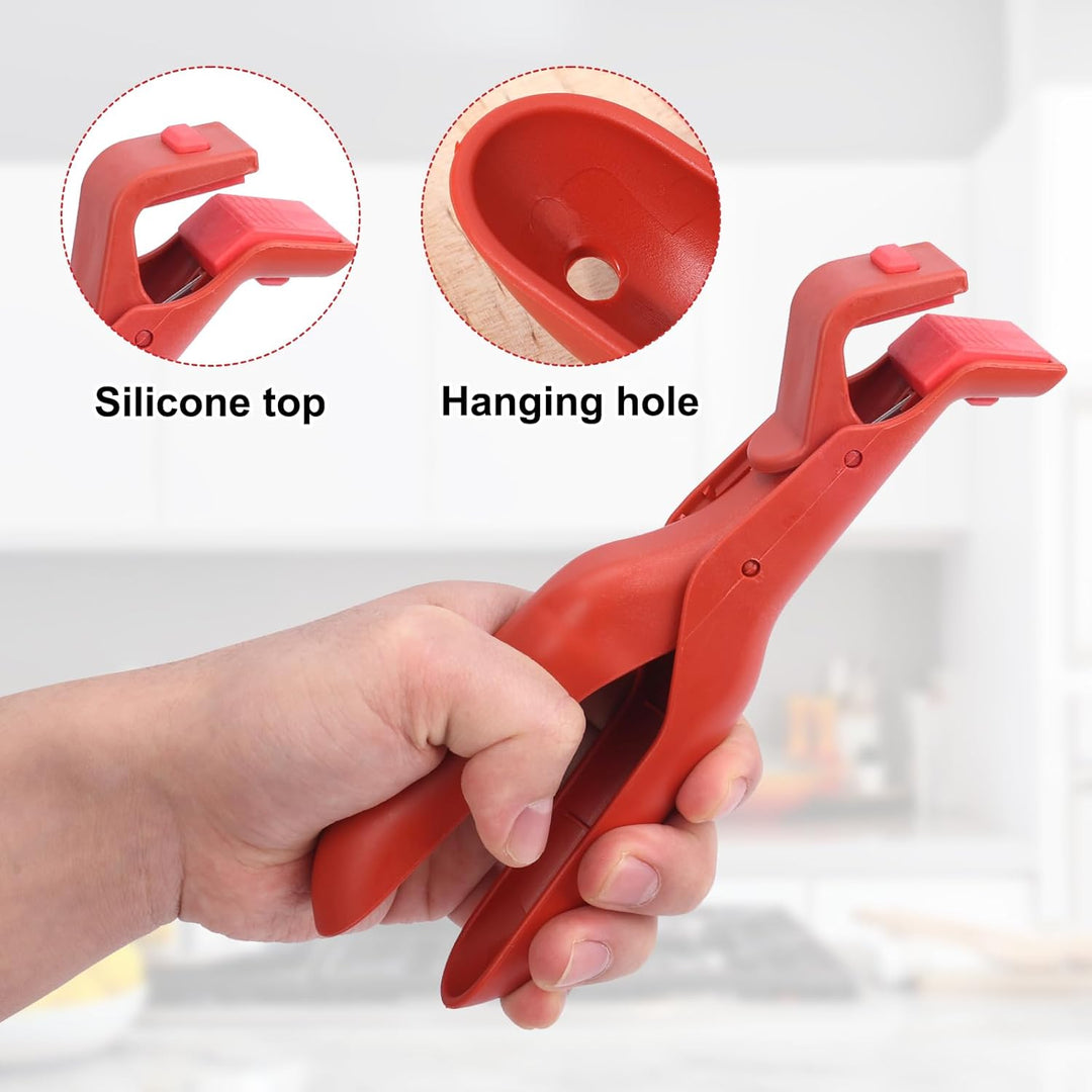 Silicone anti-slip and anti-scalding clip