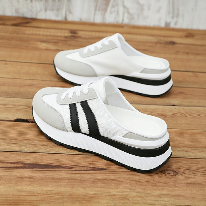 Mesh Platform Mule Sandals