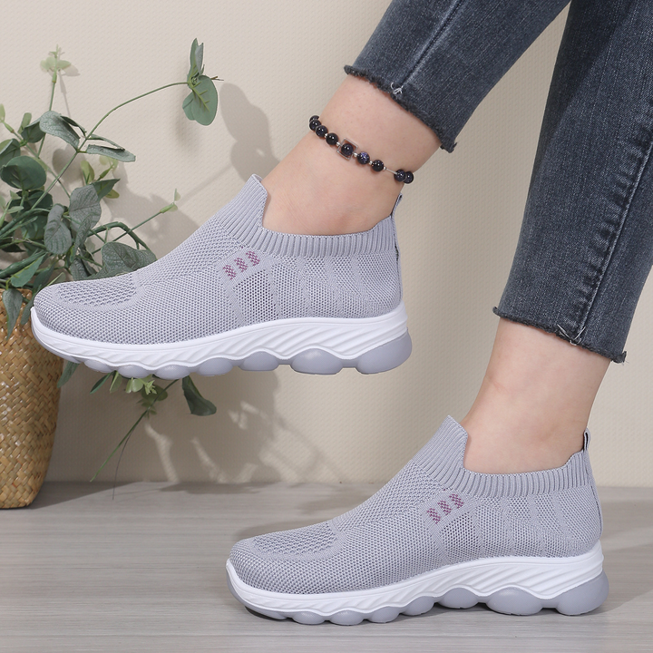 Women Knit Slip-On Lightweight Walking Sneakers