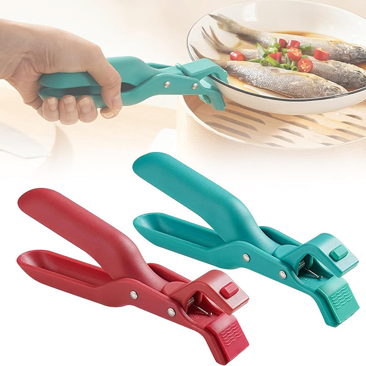 Silicone anti-slip and anti-scalding clip