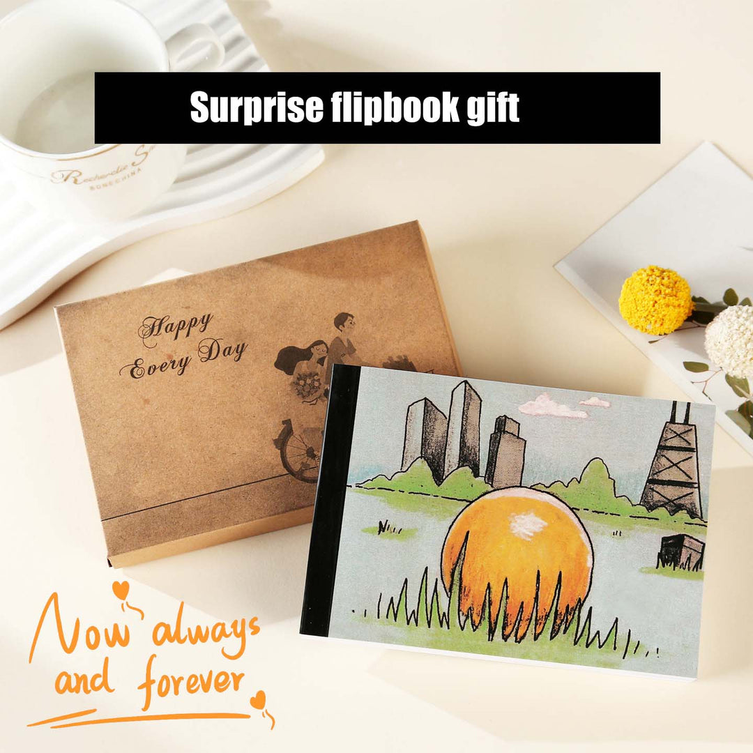 Surprise flipbook gift