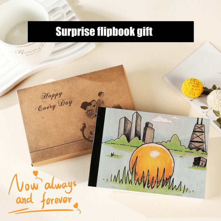 Surprise flipbook gift