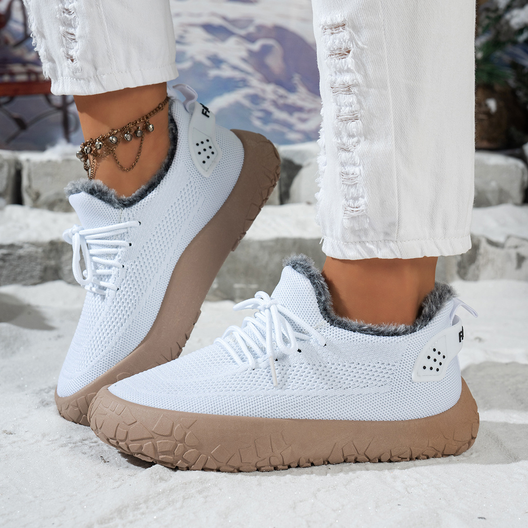 Warm Fleece Lined Outdoor Winter Sneakers