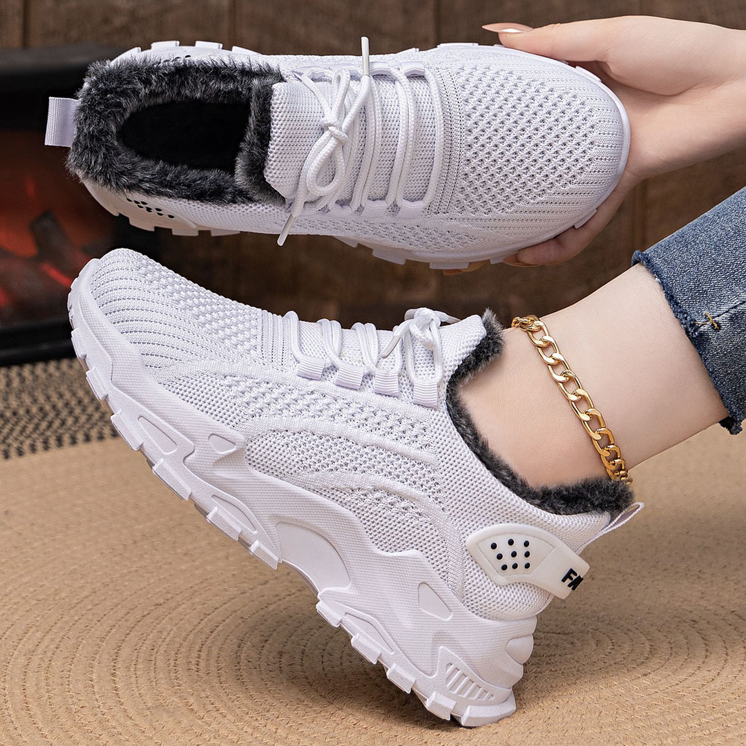 Fleece Lined Chunky Winter Sneaker Shoes