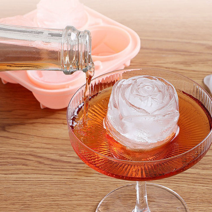 Rose ice cube mold