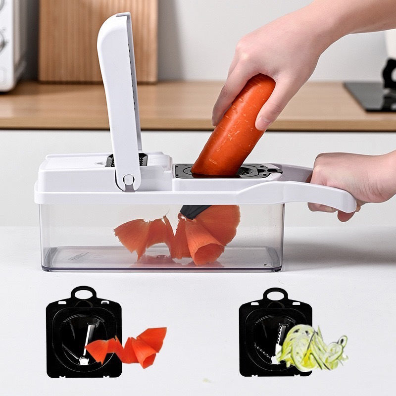 Make a salad cutting box